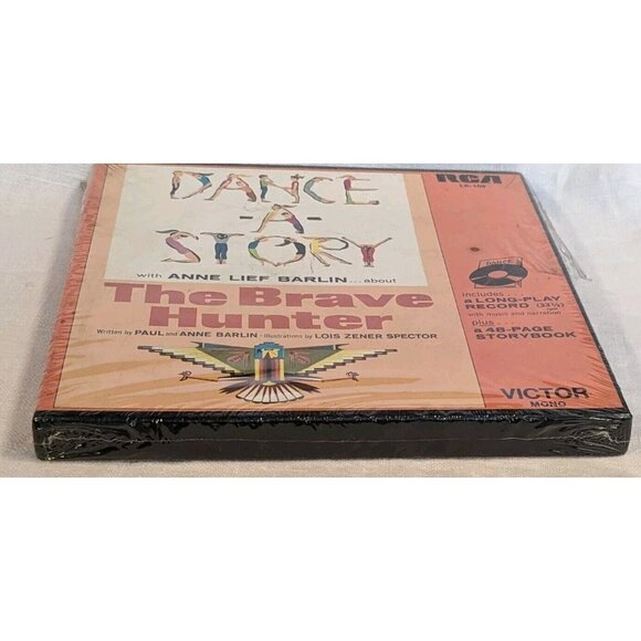 Anne Lief Barlin Record Storybook Brave Hunter Dance A Story 1966 Sealed Vtg The - Picture 4 of 16